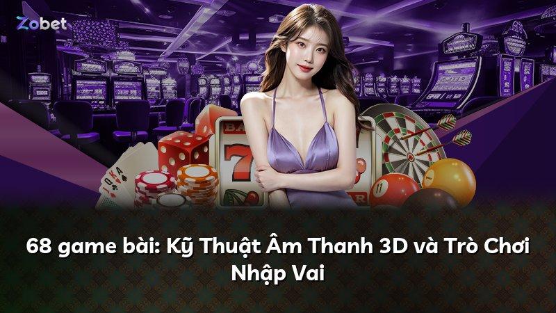 68 game bài: Kỹ Thuật Âm Thanh 3D và Trò Chơi Nhập Vai